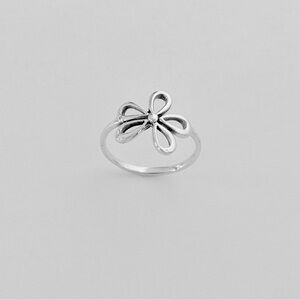 Sterling Silver Large Flower Ring, Daisy Rings, Statement Flowers, Love Daisies